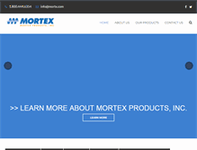 Tablet Screenshot of mortx.com
